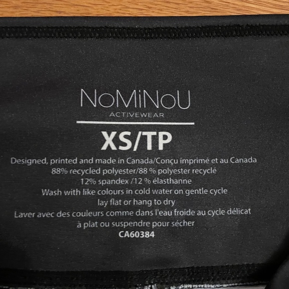 NoMiNou- Shabeena Black and White Leggings - Picture 3 of 3